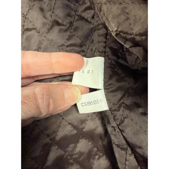 Metropolitan NY Leather Jacket Mens Medium Brown Faux Shearling Lined Coat - Picture 5 of 13